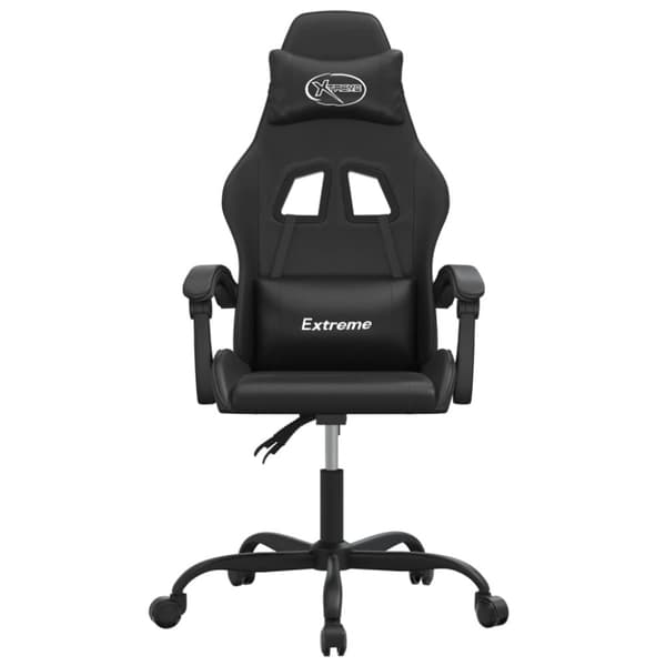 Gamingstol svart konstläder