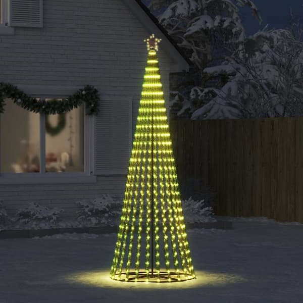 LED julgran 475 LEDs varmvit 247 cm