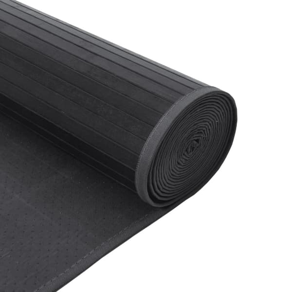 Matta rektangulär grå 60x200 cm bambu