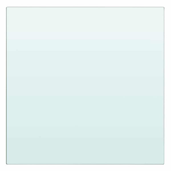 Hyllplan glas genomskinlig 20x20 cm