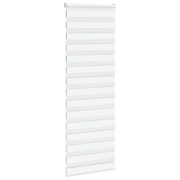Rullgardin zebra vit 70x200 cm tyg bredd 65,9 cm polyester