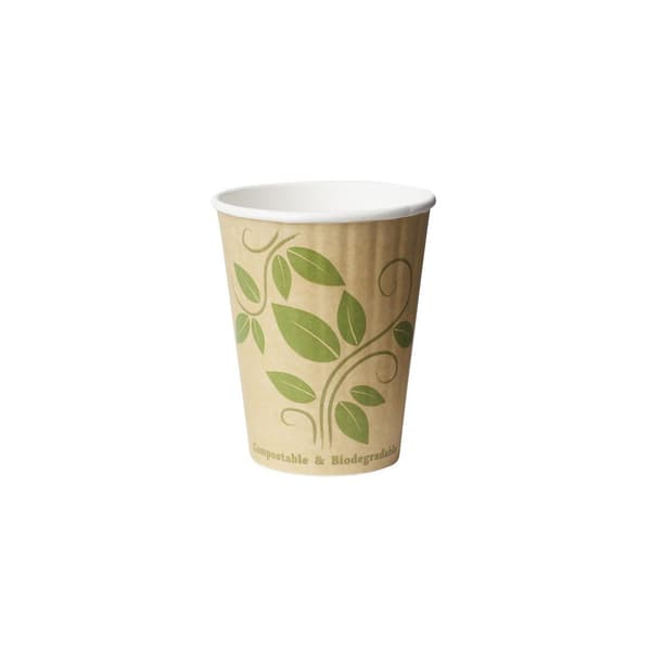 Pappersbägare DUNI 35cl Löv 35/fp