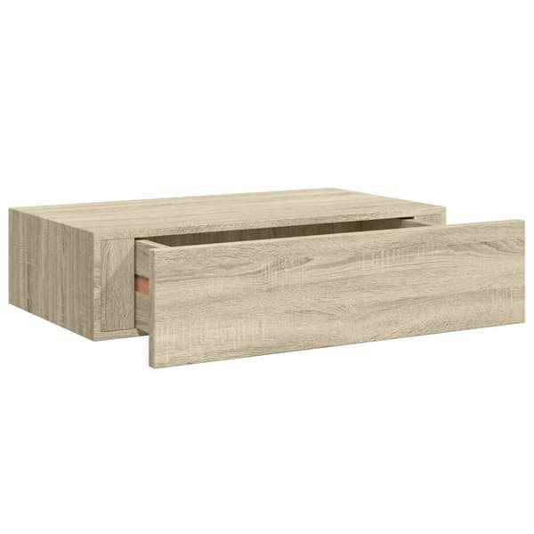 Väggmonterad låda ek 40x23,5x10 cm MDF