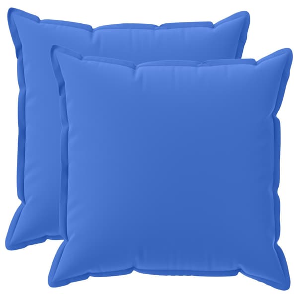 Kuddöverdrag 2 st HOUTEN Kungsblå 80 x 80 cm Polyester