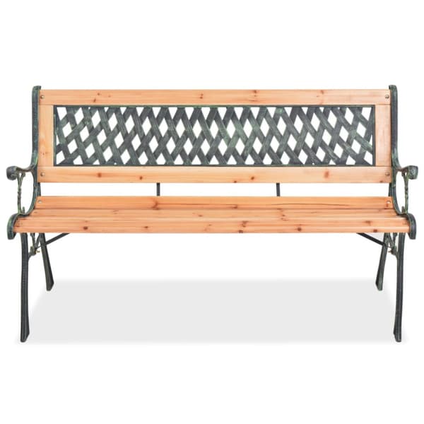 Trädgårdsbänk 122 cm trä