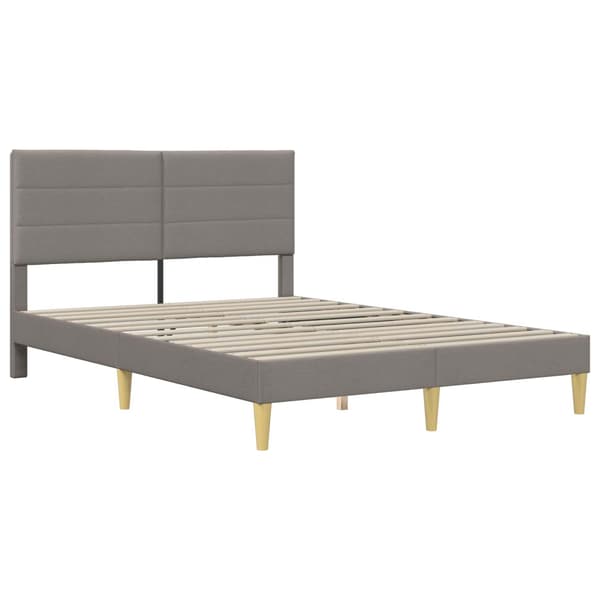 Sängram Taupe 120 x 200 cm Polyester