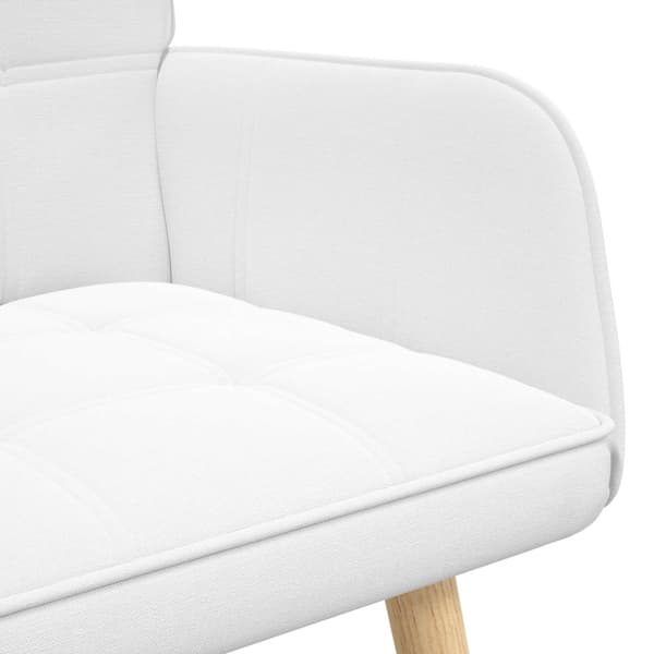 Tvåsitssoffa Vit 115 x 61 x 87 cm tyg