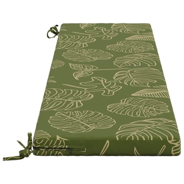 Bänk kudde SOEST 100% Polyester Bladdesign 150 x 40 x 5 cm