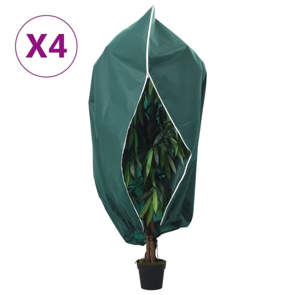 Fiberdukar med blixtlås 4 st 70 g/m² 2,36x2 m