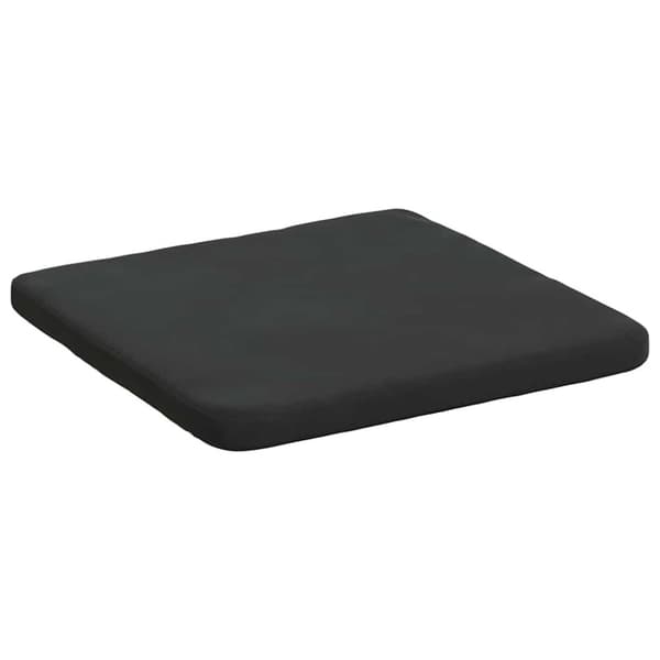 Sittkuddar 4 pcs Svart 40 x 40 x 3 cm Sammet