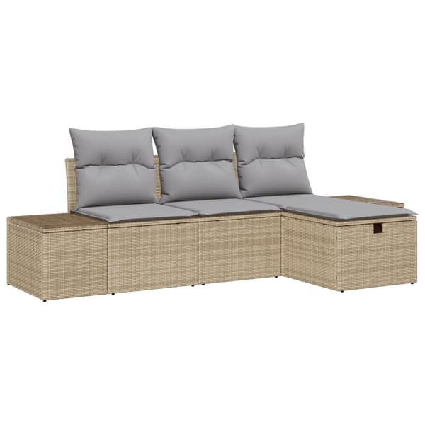 Soffset med kudde 4 pcs konstrotting