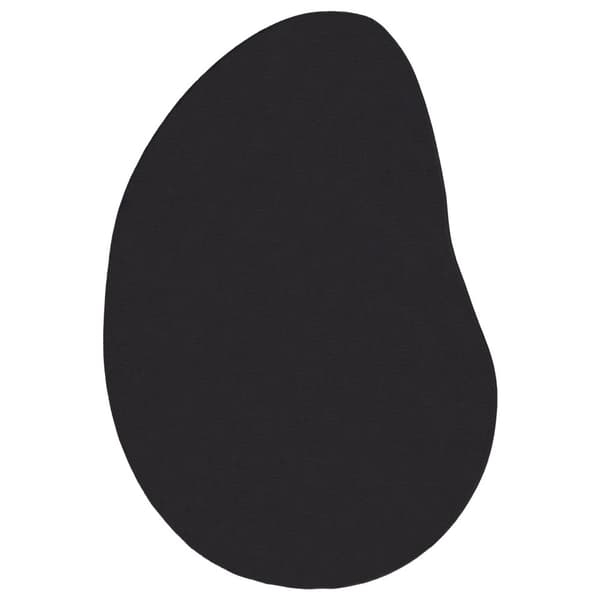 Matta HUARTE Svart 120 x 170 cm Polyester