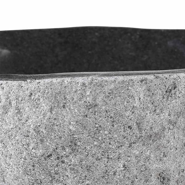 Handfat Oval Grå (32-37) x (27-30) x 12 cm Flodsten