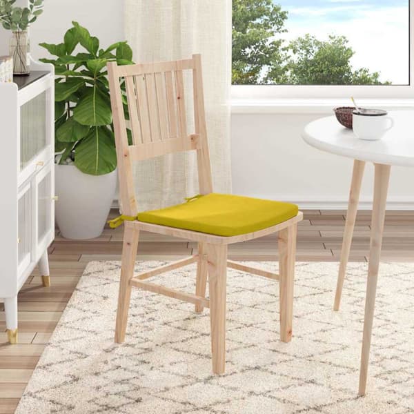 Sittkuddar 4 pcs Gul 40 x 40 x 3 cm Sammet