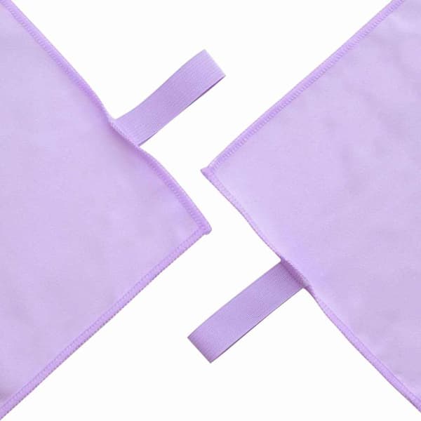 Sporthandduk Set 2 pcs Lila tyg