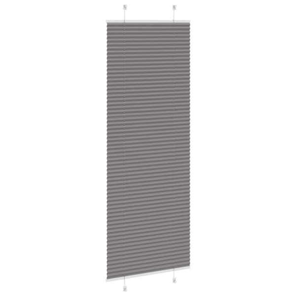 Plisserad persienn antracit 80x200cm tyg bredd 79,4cm polyester