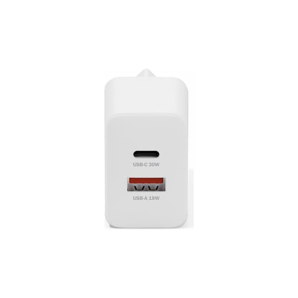 Digitus strömadapter - GaN - USB-C, USB - 30 Watt