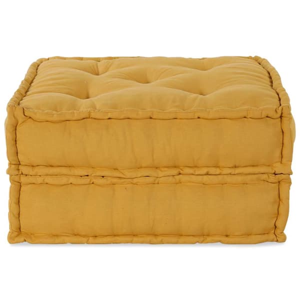Modulär soffa gul 70x70x36 tyg