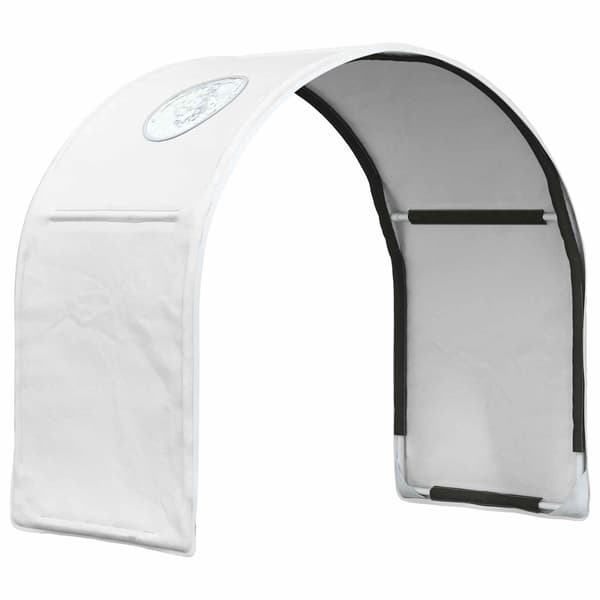 Sängtunnel 2 pcs Vit 211 x 52,5 x 2 cm Polyester