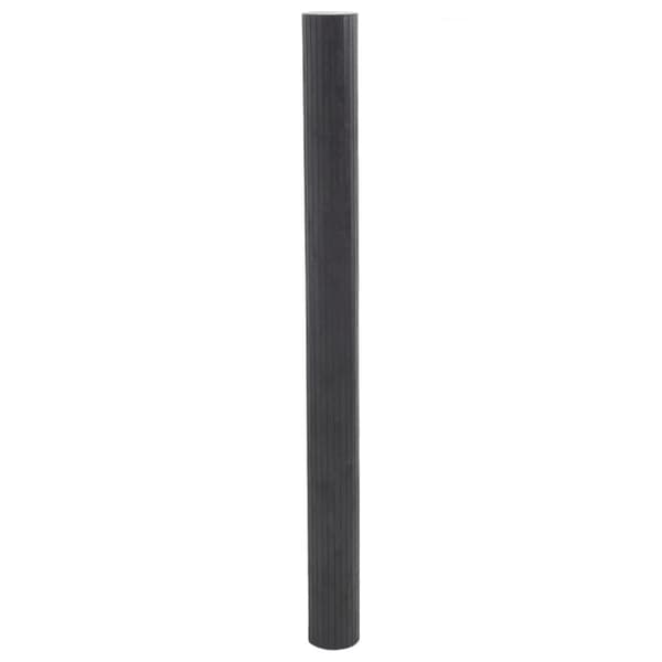 Rumsavdelare grå bredd 400 cm höjd 165 cm bambu