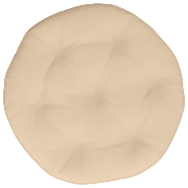Hängstolskudde VIANEN 100% Polyester Gräddvit Ø 50 x 10 cm