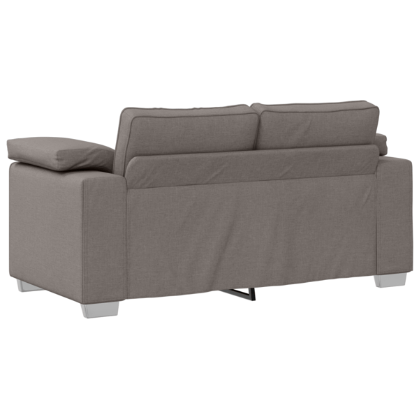 Tvåsitssoffa Taupe 160 cm tyg