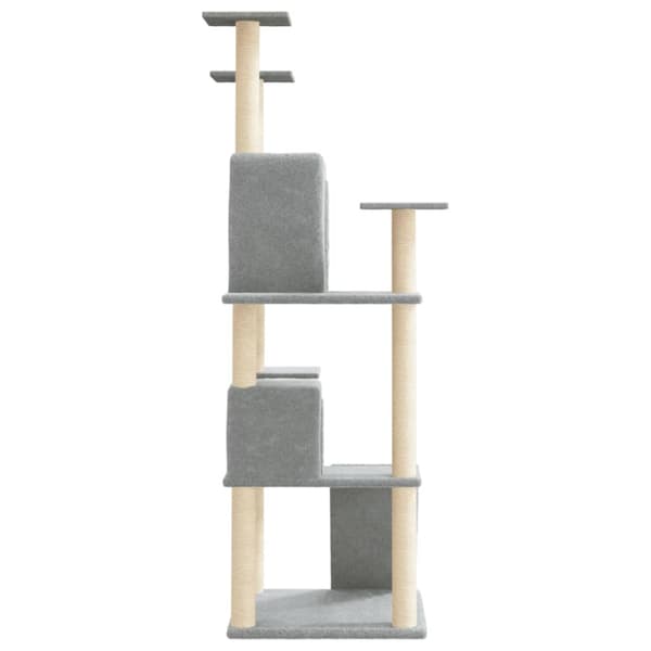 Klösträd med sisalpelare ljusgrå 153 cm