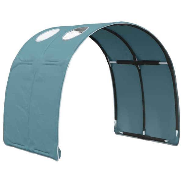 Sängtunnel 2 pcs Ljusblå 211 x 67,5 x 2 cm Polyester