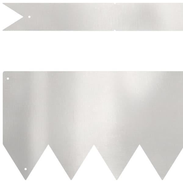 Kant för gräsmatta 30 pcs Silver 100 x 0,05 x 20 cm
