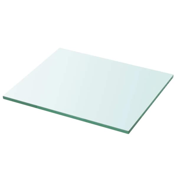 Hyllplan 2 st glas genomskinlig 30x20 cm