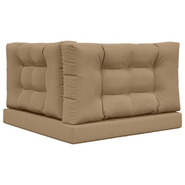 Utomhus Soffa Kudde 3 pcs Taupe Polyester