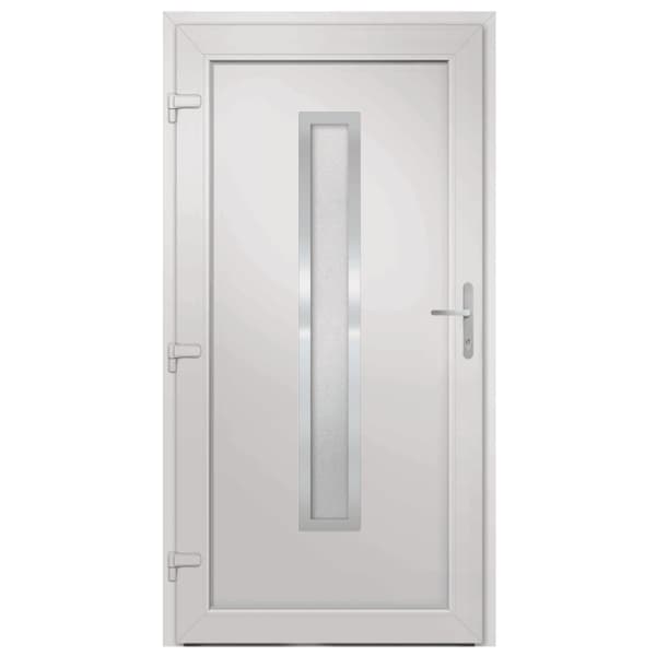 Ytterdörr vit 98x200 cm PVC
