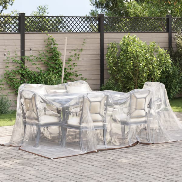 Tarp Transparent 5 × 3,5 m PE