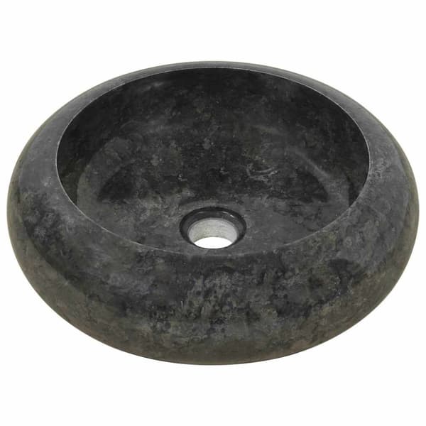 Handfat 40x12 cm marmor svart