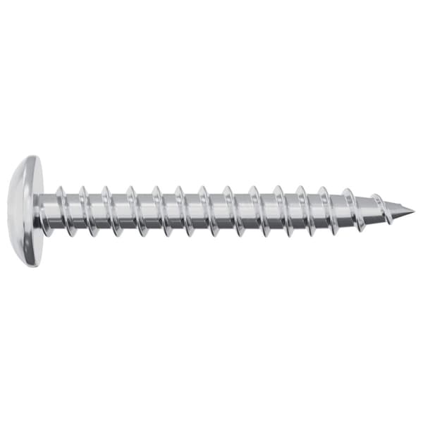 Träskruv 2 pcs Silver M4 x 28 mm Järn