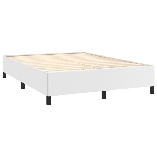 Sängram vit 140x190 cm konstläder