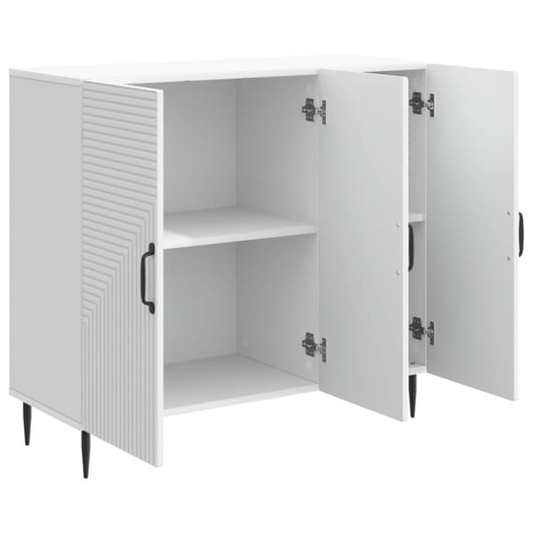 Sideboard Vit 89 x 34,5 x 80 cm Konstruerat trä