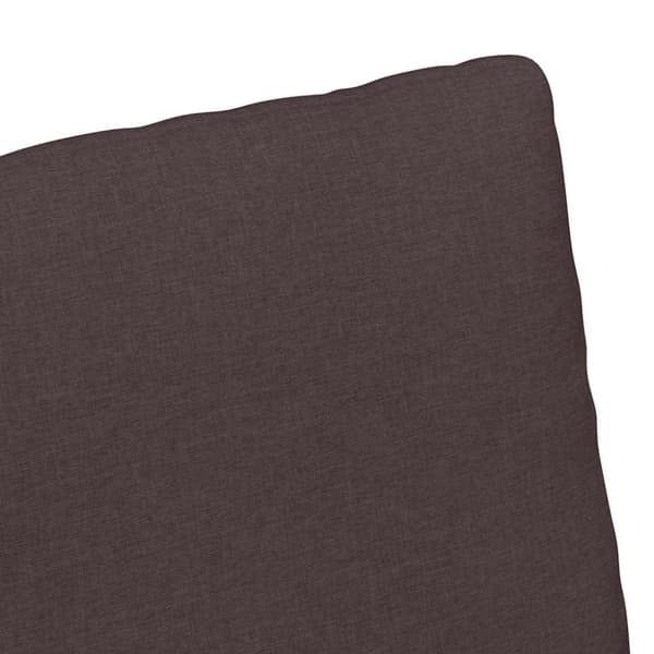 Matstolar 2 pcs Mörkbrun 57 x 67 x 98 cm tyg
