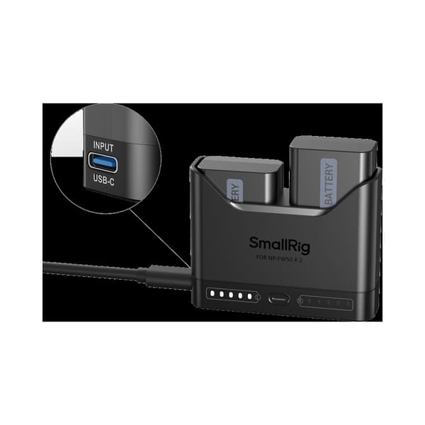 SmallRig 5488 Turbo Charging Kit for NP-FW50 Camera Batteries