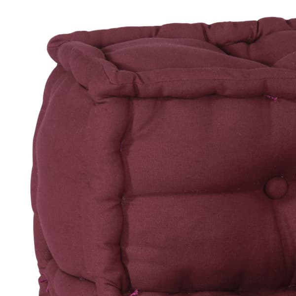 Modulsofa enhet 4 pcs Bordeaux Tyg