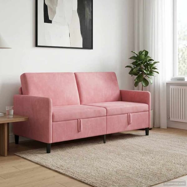 Soffa med förvaring Rosa 172 x 78 x 87 cm Polyester