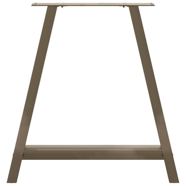 Matbordsben A-formade 2 st 80x(72-73) cm stål