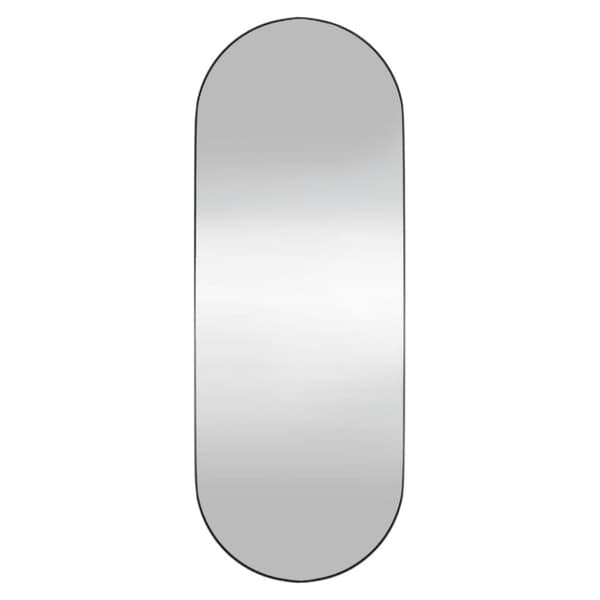 Väggspegel 15x40 cm glas oval