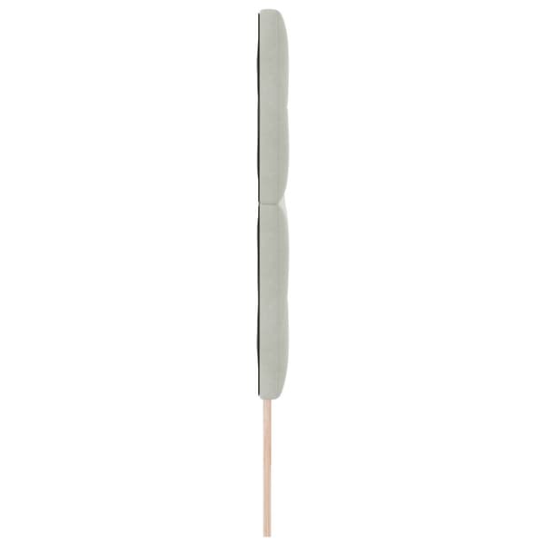 Huvudgavel Ljusgrå 200 cm Sammet