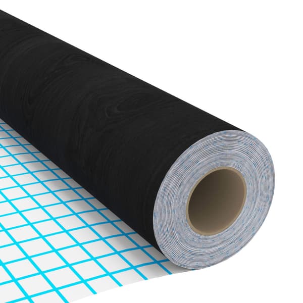 Dekorplast mörkt trä 500x90 cm PVC