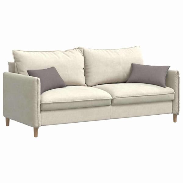 Sofakuddar 2 pcs Taupe 50 x 30 cm tyg