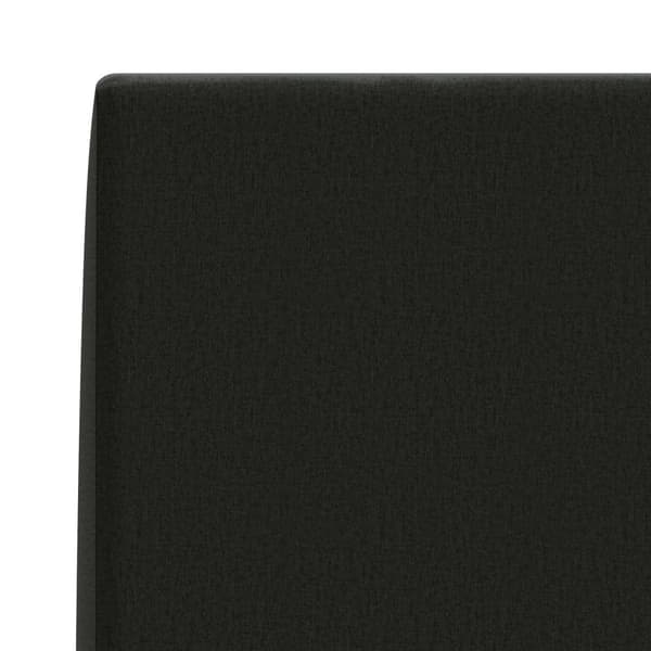 Ryggkudde SOEST 100% Polyester Svart 120 x 20 x 40 cm
