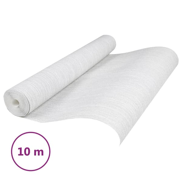3D Solid Tapet Randig Ljusgrå 10 x 0,53 m Non-woven tyg