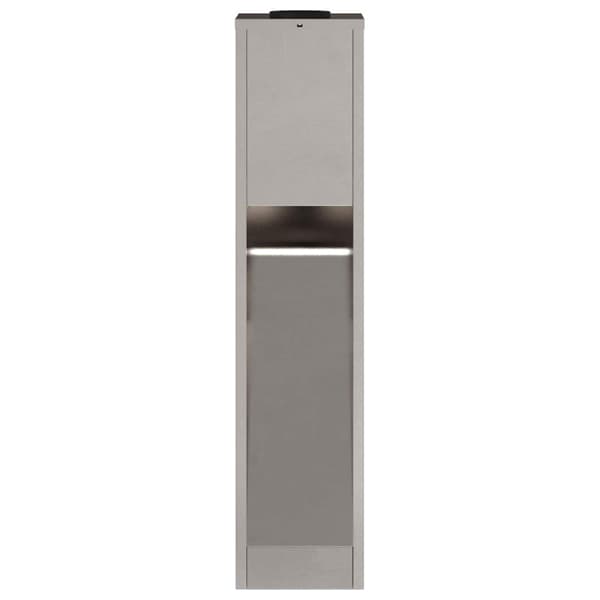 Solcell LED-vägbelysning 2 pcs Silver Rostfritt stål