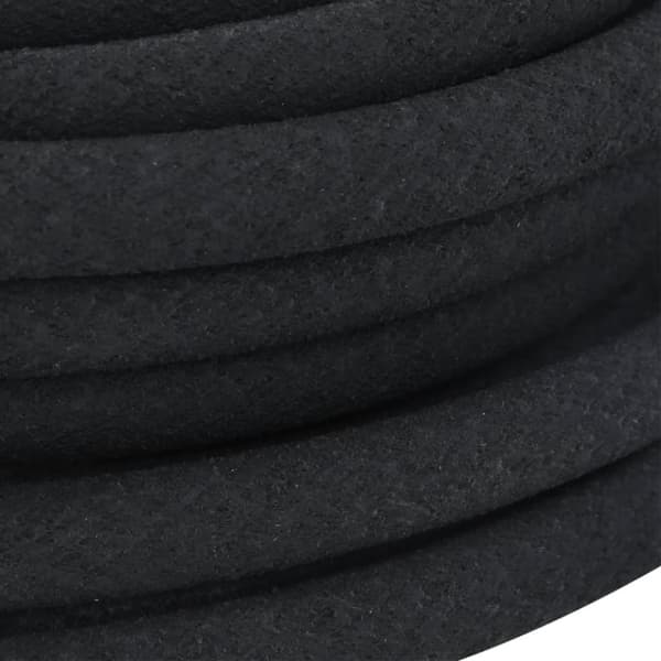 Fuktslang svart 0,6" 25 m gummi